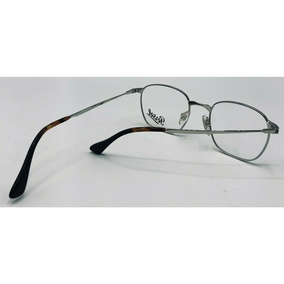 Persol 2450-V Silver Metal Eyeglass Frames Aviator Made In Italy New Old Stock - Picture 3 of 8